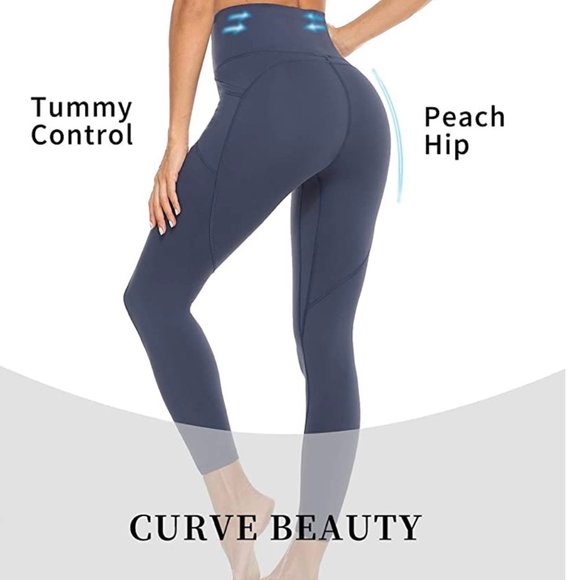 High Waist Athletic Leggings - Picture 3 of 5
